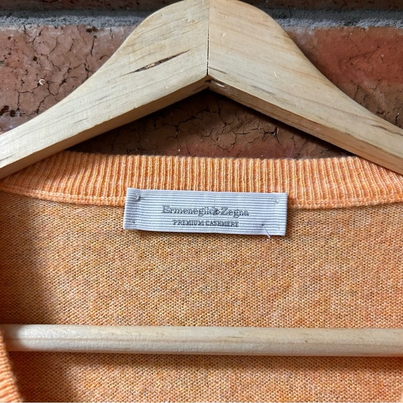 Ermenegildo Zegna Premium Cashmere V‑Neck Sweater Men’s 2XL – Made in Italy - Picture 3 of 9